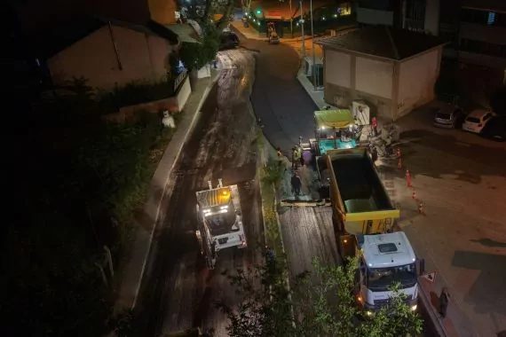 Bursa Büyükşehir Belediyesi, ulaşım ağını güçlendirme çalışmaları kapsamında Yıldırım ilçesi