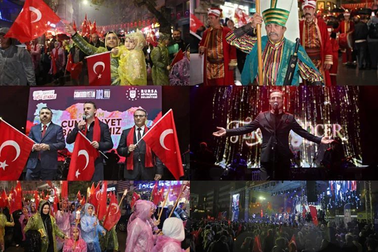 Bursa Büyükşehir Belediyesi, 29 Ekim Cumhuriyet Bayramı’nın 103’üncü yıl dönümü