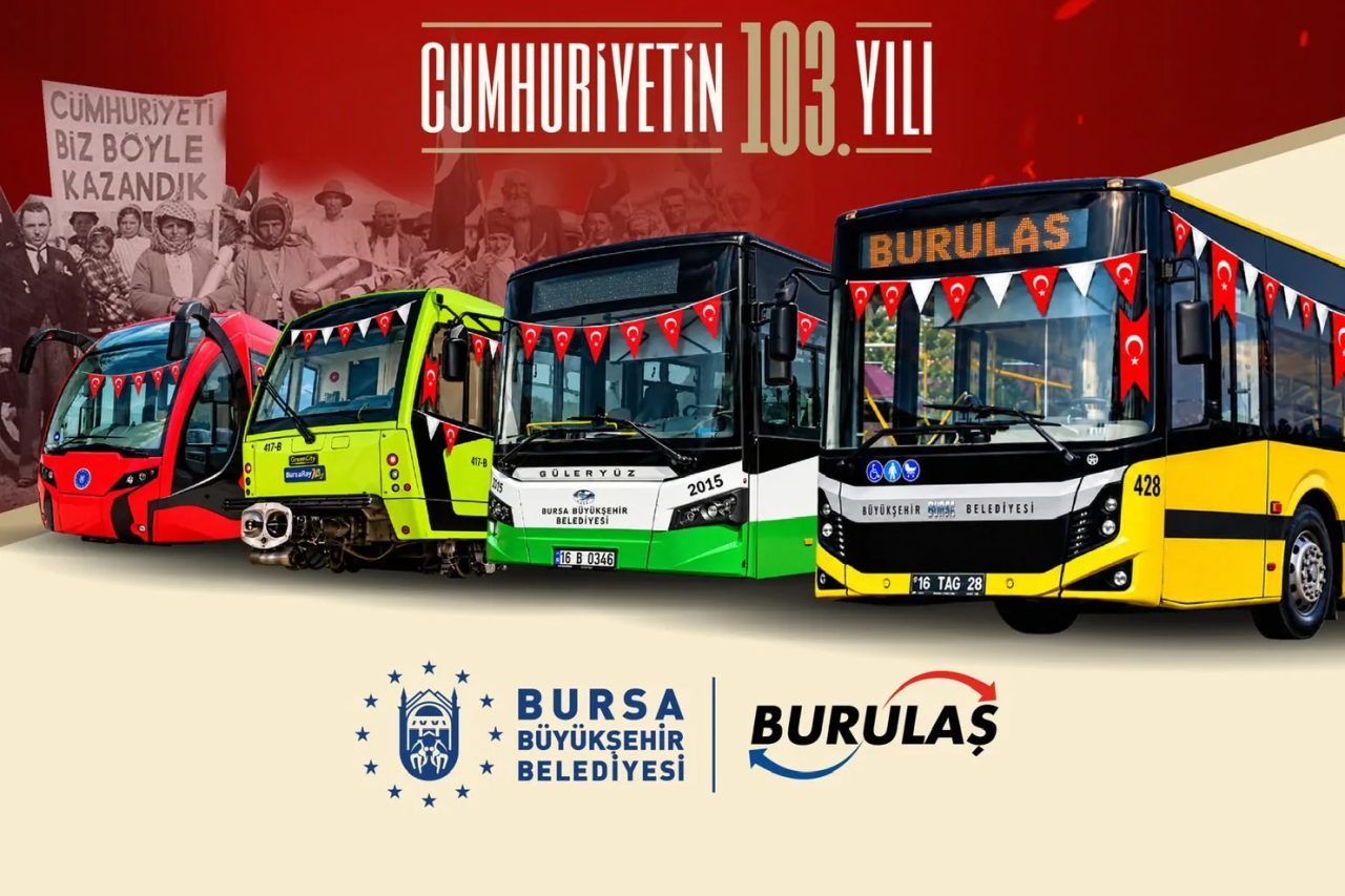 Bursa Büyükşehir Belediyesi, Cumhuriyet’in 103. yıl dönümü kutlamaları kapsamında toplu