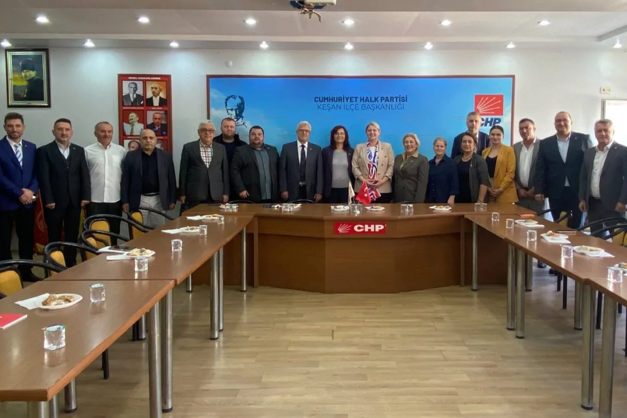 CHP Edirne İl Örgütü, Keşan İlçe Başkanlığı’nı ziyaret ederek yerel