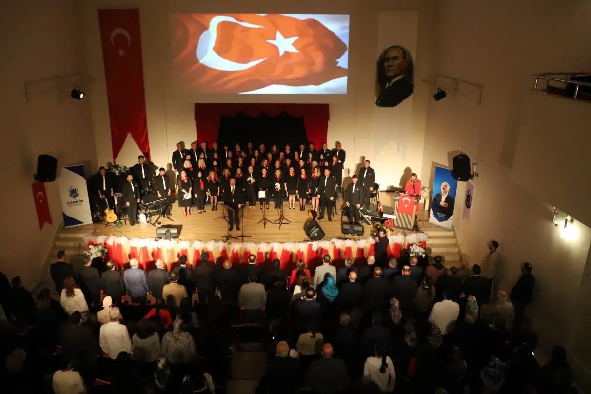 Çankırı Belediyesinin 29 Ekim Cumhuriyet Bayramı kutlamaları kapsamında düzenlediği Cumhuriyet