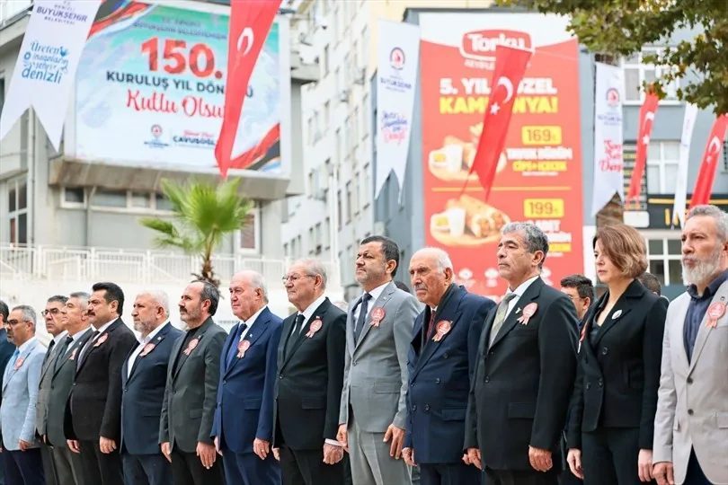 Denizli Büyükşehir Belediyesi'nin 30 Ekim 1876'da kurulan belediye teşkilatının 150.