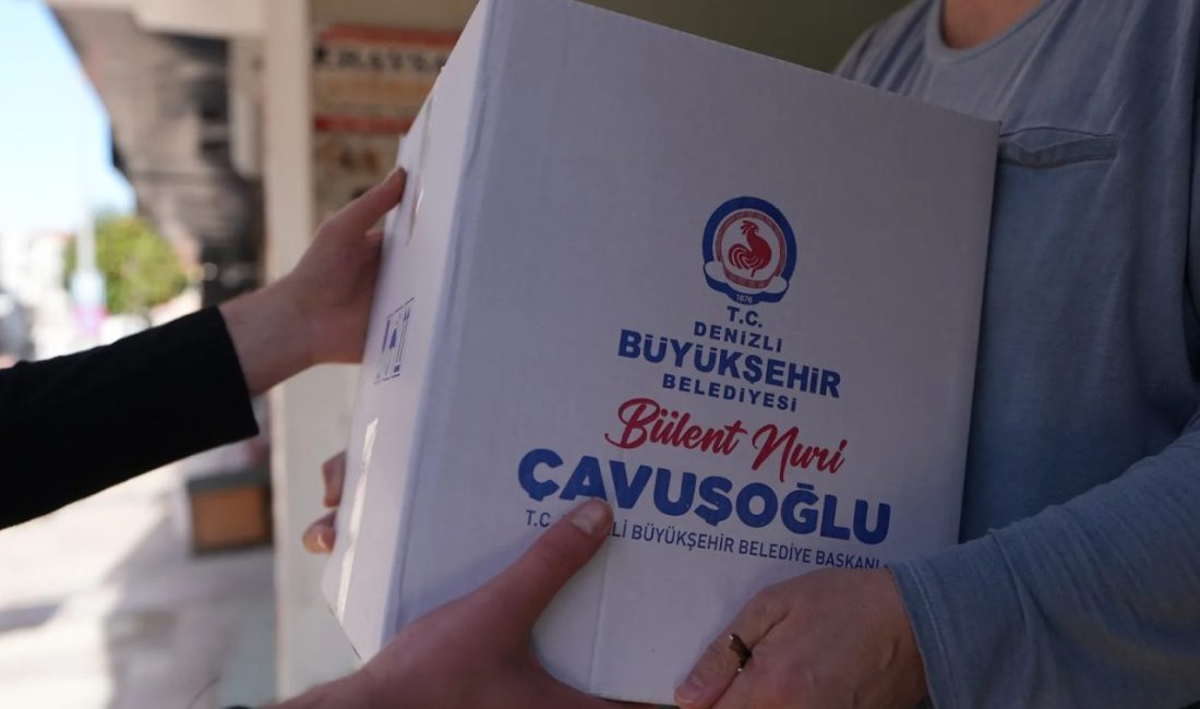 Denizli Büyükşehir Belediyesi, ihtiyaç sahibi vatandaşlar için başlattığı online “Gıda