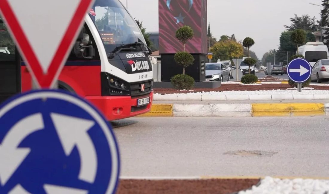 Düzce Belediyesi, şehir merkezindeki trafik güvenliğini artırmak amacıyla Emniyet ve