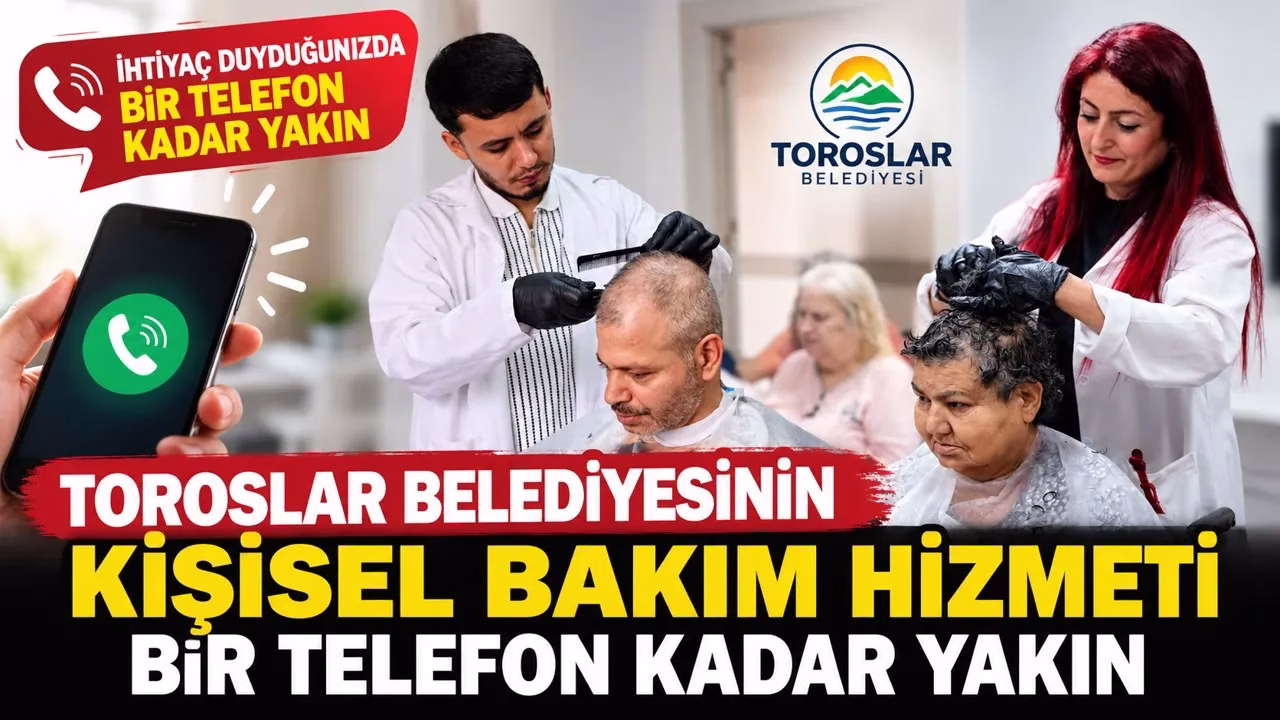 MERSİN-Toroslar Belediyesi, 1 Ekim Dünya Yaşlılar Günü kapsamında özel gereksinimli