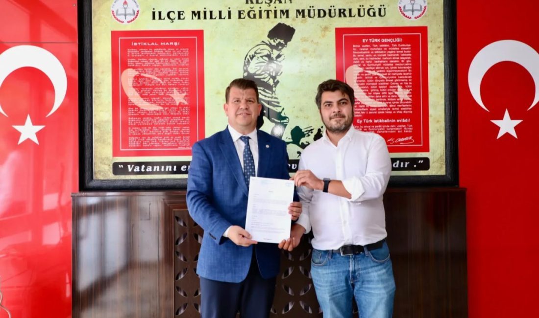 Keşan İlçe Millî Eğitim Müdürlüğü’nün koordinasyonunda hayata geçirilen iş birliği