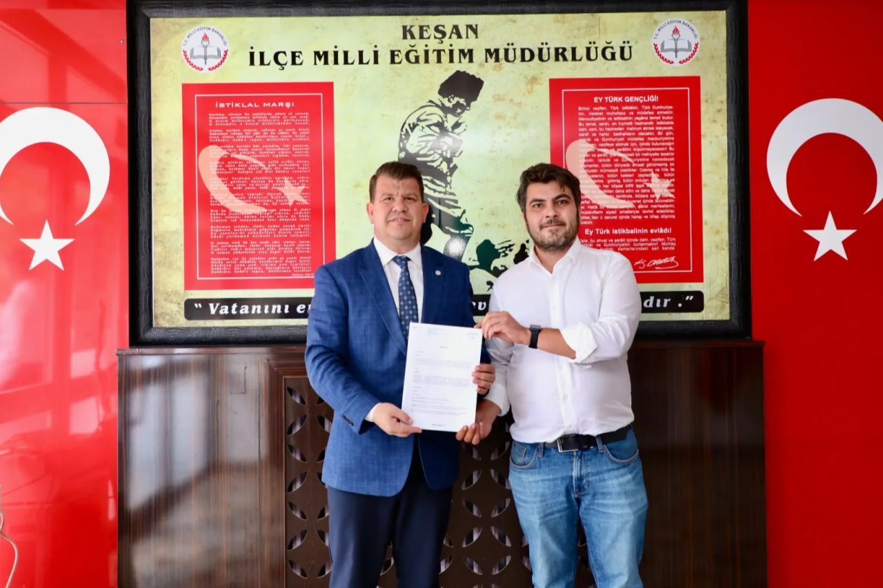 Keşan İlçe Millî Eğitim Müdürlüğü’nün koordinasyonunda hayata geçirilen iş birliği