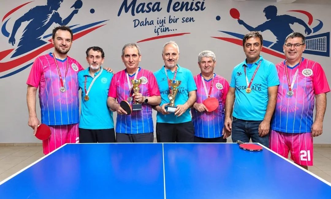 4. Kamu Spor Oyunları masa tenisi müsabakalarında Erzurum İl Sağlık