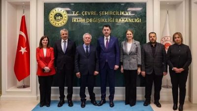Esetçe Belediye Başkanı Cemal Deniz, Esetçe’nin öncelikli projelerini Ankara’da Çevre,