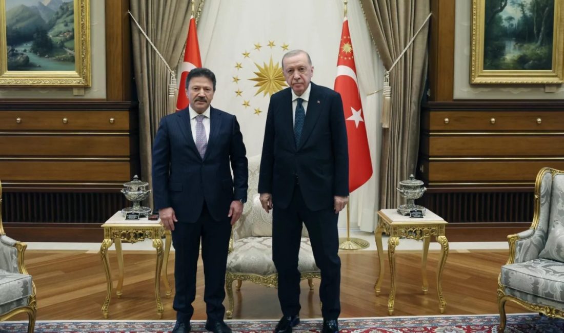 TESK Genel Başkanı Mehmet Yiğiner, Cumhurbaşkanı Recep Tayyip Erdoğan’ı Cumhurbaşkanlığı