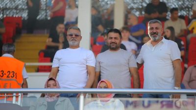 İş insanı Erhan Yıldız ve arkadaşları, Hacı Key’in davetiyle Gebzespor-Erbaaspor
