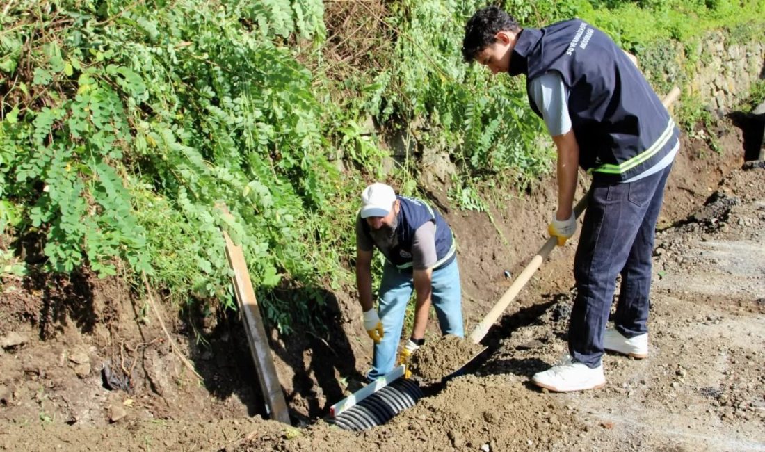 Giresun Belediyesi, 5 mahallede toplam 18 kilometrelik kanalizasyon hattı yapımı