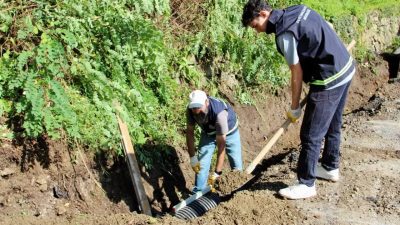 Giresun Belediyesi, 5 mahallede toplam 18 kilometrelik kanalizasyon hattı yapımı