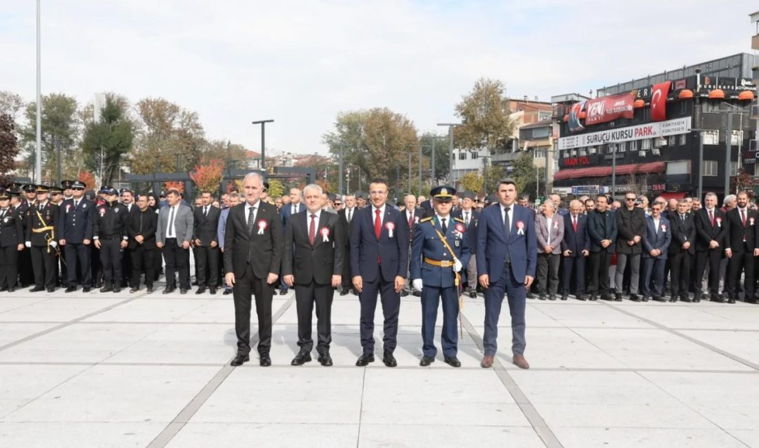 Bursa'nın İnegöl ilçesinde 29 Ekim Cumhuriyet Bayramı’nın 103. yıldönümü kutlamaları,