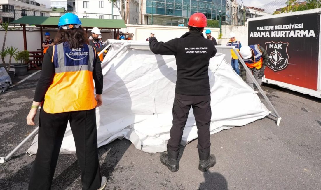 Maltepe Belediyesi, 13 Ekim Dünya Afet Risklerinin Azaltılması Günü kapsamında