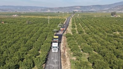 İzmir Büyükşehir Belediyesi, Selçuk’ta kırsal mahallelere ulaşımı kolaylaştırmak için Zeytinköy