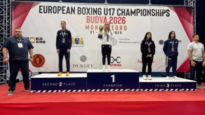Bursa Büyükşehir Belediyespor Kulübü sporcusu Sudem Temuçin, Karadağ’da gerçekleştirilen Yıldızlar