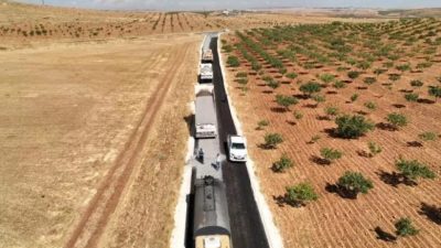 Şanlıurfa Büyükşehir Belediyesi, Karaköprü ilçesi Büyüksalkım ve Yalavuz güzergâhında 2,2