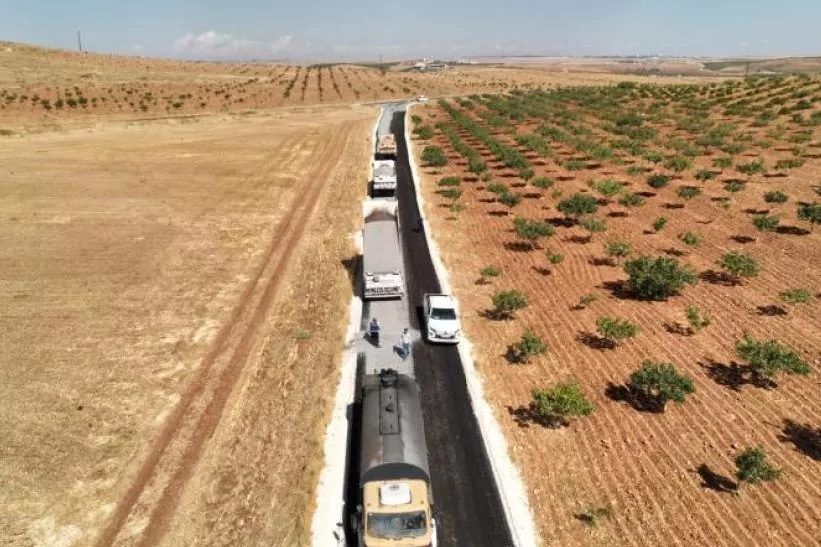 Şanlıurfa Büyükşehir Belediyesi, Karaköprü ilçesi Büyüksalkım ve Yalavuz güzergâhında 2,2