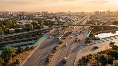 İzmir Büyükşehir Belediyesi, Karşıyaka Mavişehir’de Caher Dudayev Bulvarı ve tramvay