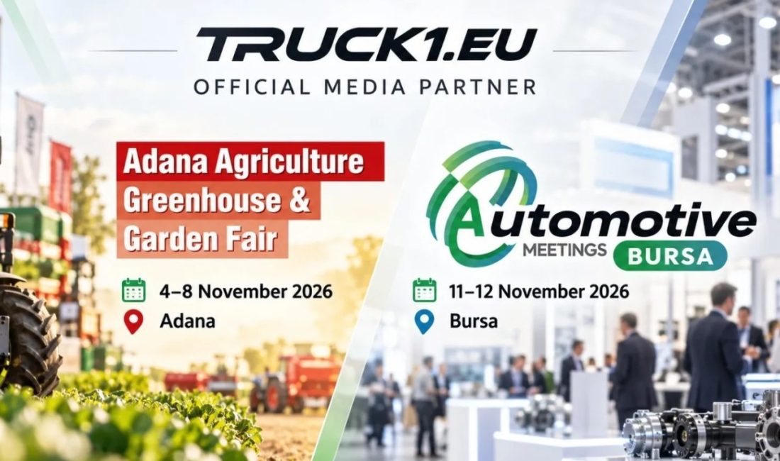 Truck1, Adana Tarım Fuarı ve Automotive Meetings Bursa 2026’nın resmi