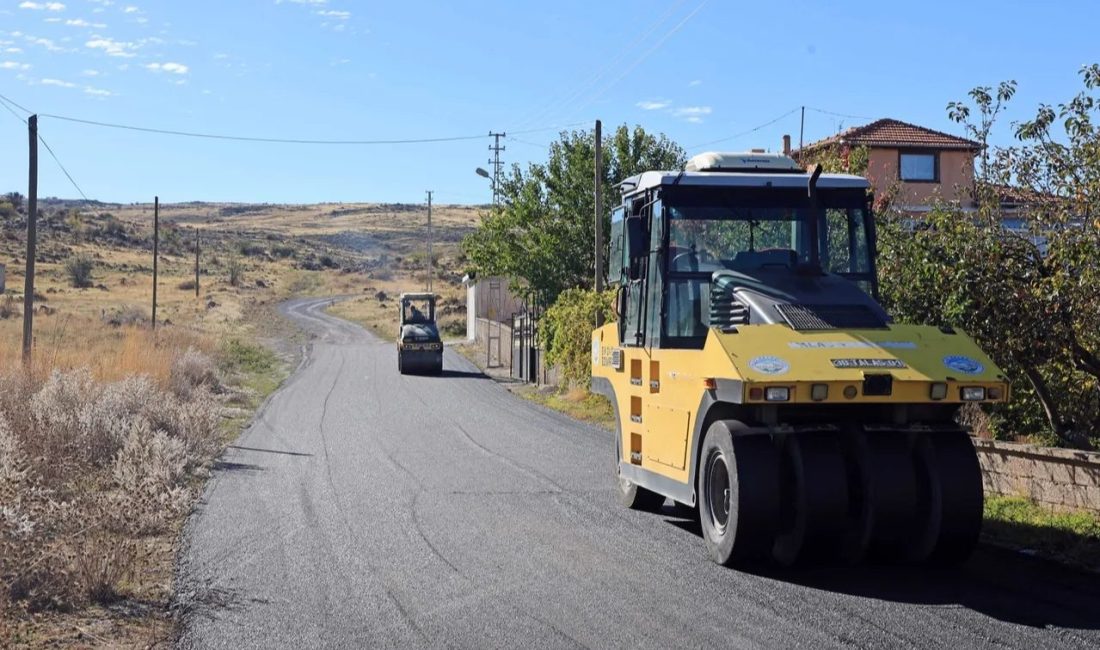 Kayseri Talas Belediyesi, kırsal mahallelerde ulaşım konforunu artırmak için çalışmalarını