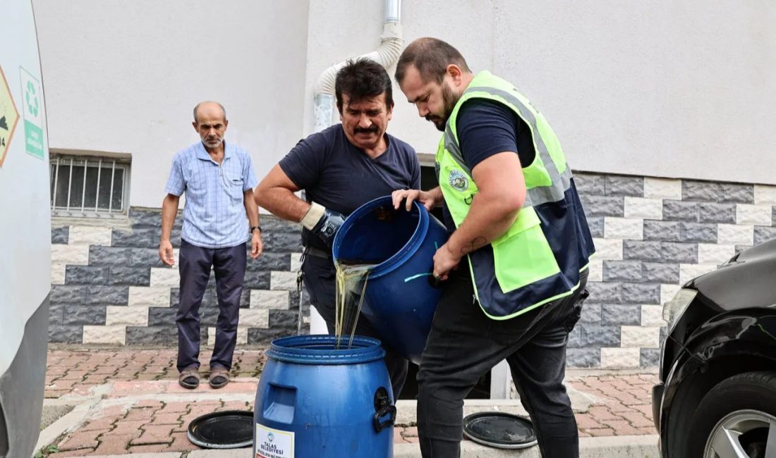 Kayseri Talas Belediyesi tarafından yürütülen Bitkisel Atık Yağ Toplama Kampanyası,