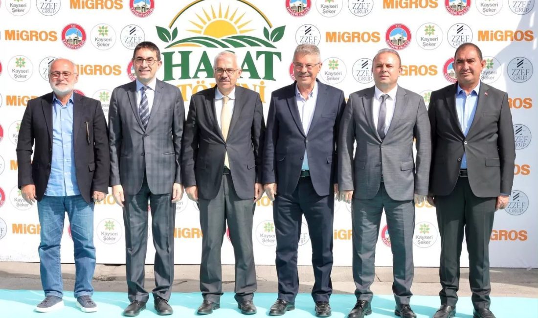 Kayseri'de yerli yeşil mercimekle başlayan yerel üretim modeli; şeker, patates,