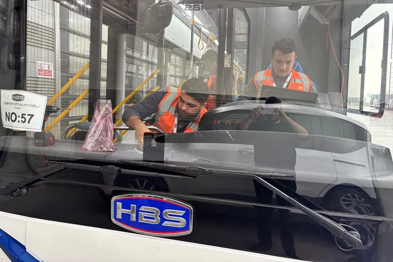 Kayseri Büyükşehir Belediyesi Ulaşım A.Ş.’nin filosuna kazandırılan 12 metrelik 12
