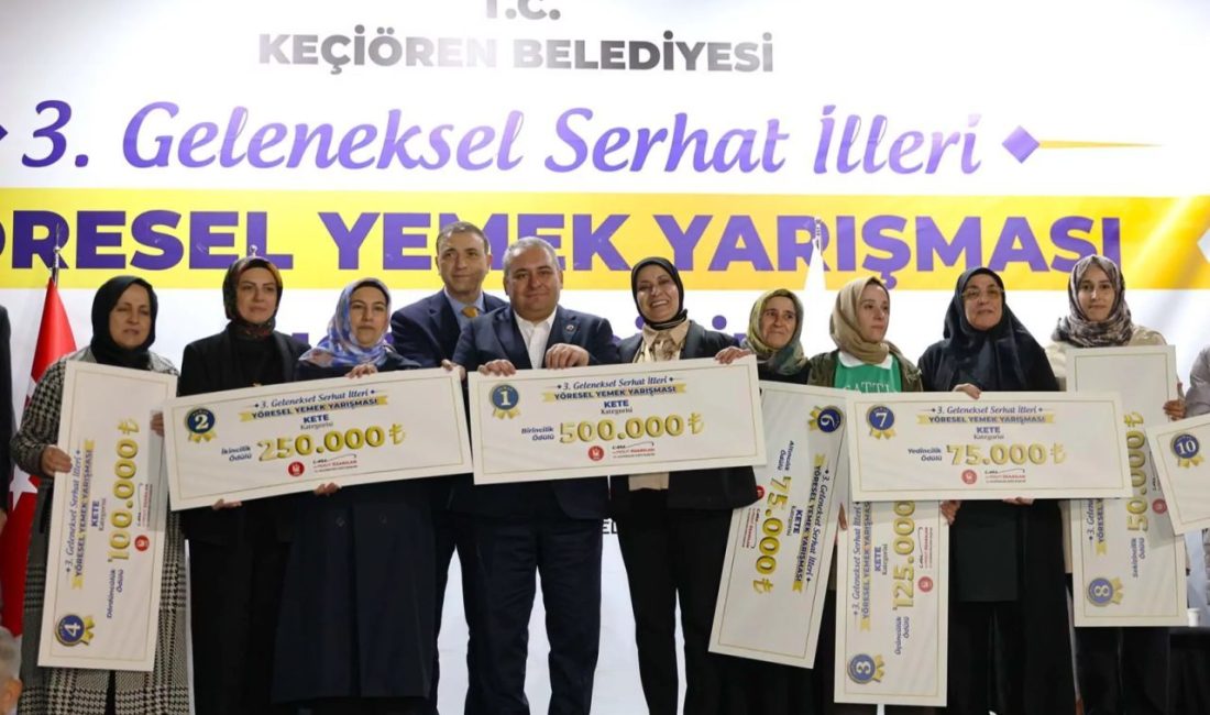 Keçiören Belediyesi'nin düzenlediği 3. Geleneksel Serhat İlleri Yöresel Yemek Yarışması,