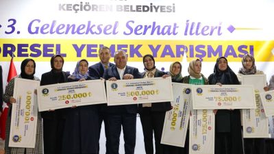 Keçiören Belediyesi'nin düzenlediği 3. Geleneksel Serhat İlleri Yöresel Yemek Yarışması,