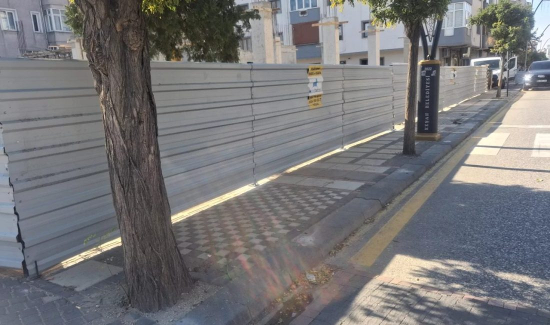 İGFA'nın da gündeme taşıdığı "Keşan’da kaldırım kaldırıldı, vatandaş şikayetçi” başlıklı