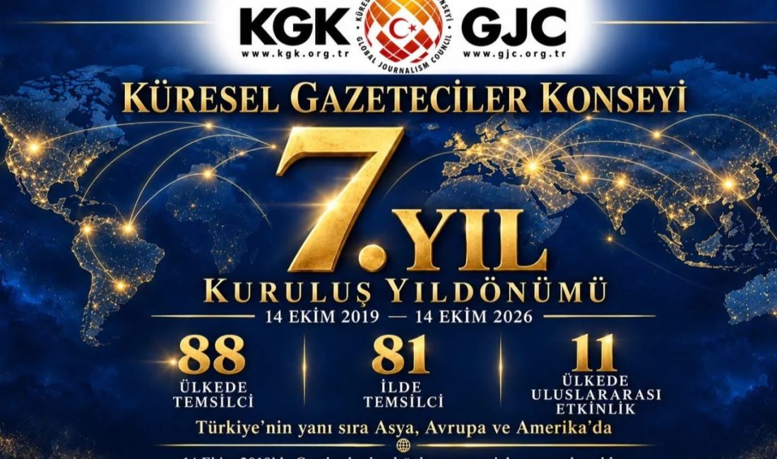 Küresel Gazeteciler Konseyi Genel Başkanı Mehmet Ali Dim, kuruluş yıldönümünde
