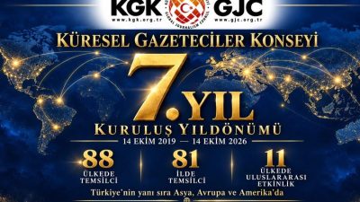 Küresel Gazeteciler Konseyi Genel Başkanı Mehmet Ali Dim, kuruluş yıldönümünde