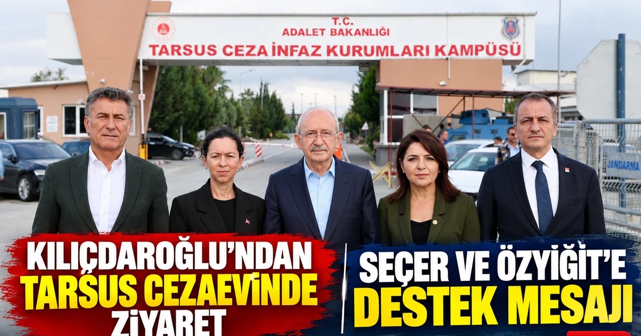 Kemal Kılıçdaroğlu, Tarsus Cezaevi’nde tutuklu bulunan Vahap Seçer ve Abdullah