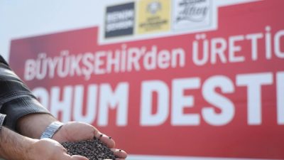 Konya Büyükşehir Belediyesi, hayvancılıkta kaba yem açığının giderilmesine katkı sağlamak