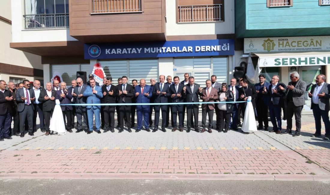 Konya Karatay Belediyesi, kentsel yenileme çalışmaları kapsamına alınan mevcut dernek