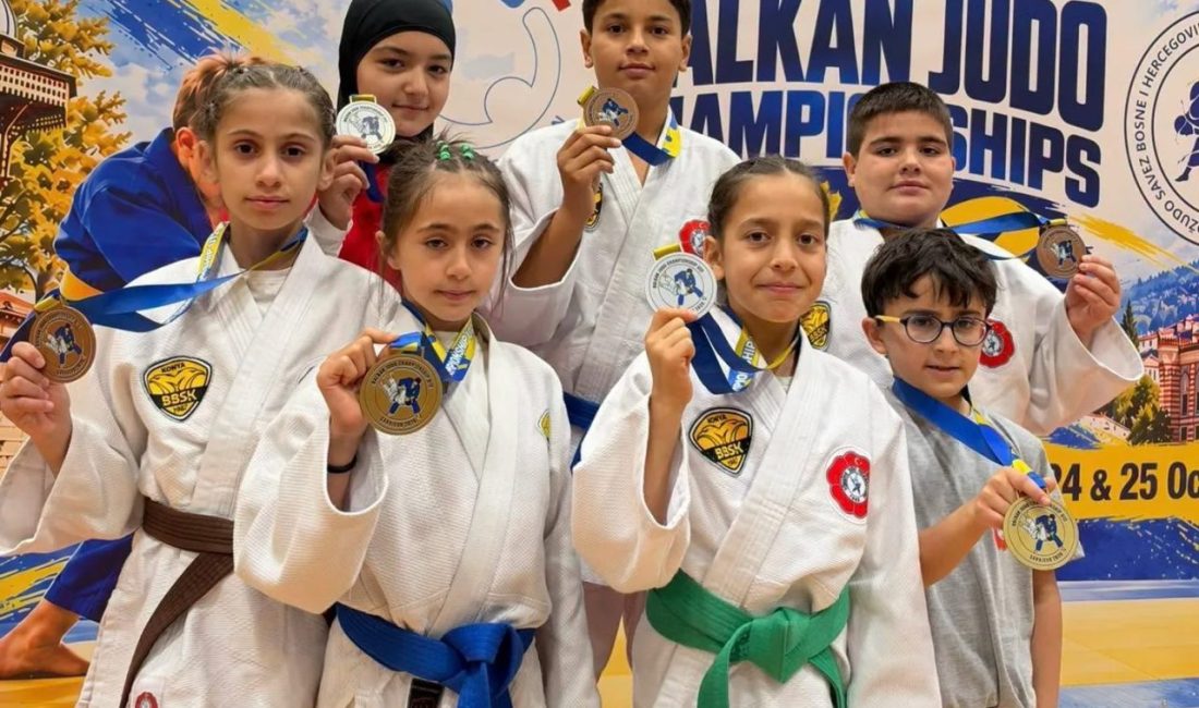 Konya Büyükşehir Belediyesporlu judocular, Bosna Hersek’te düzenlenen Süper Minikler Balkan