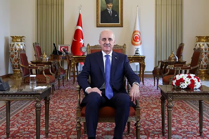 TBMM Başkanı Numan Kurtulmuş, 7-11 Ekim Filistin Dayanışma Günleri kapsamında