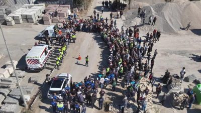 Manisa İl Jandarma Komutanlığı tarafından Manisa Büyükşehir Belediyesi personeline, yol