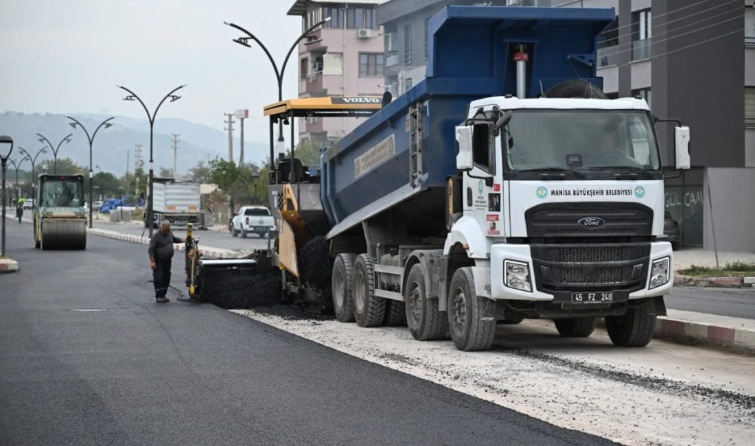Manisa Büyükşehir Belediyesi, Soma ilçesinde altyapı çalışmaları tamamlanır tamamlanmaz zaman
