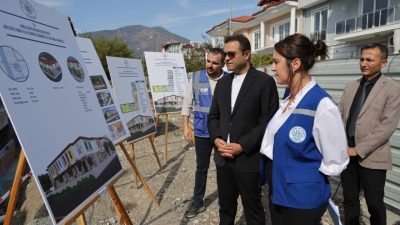 Muğla Büyükşehir Belediyesi Genel Sekreteri Tayfun Yılmaz, Köyceğiz ilçesinde devam