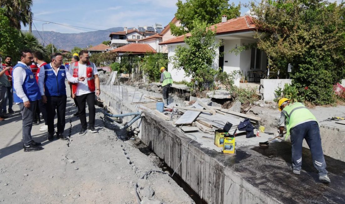 Muğla Büyükşehir Belediyesi, Köyceğiz’de yaklaşık 70 kilometrelik yol ağında altyapı