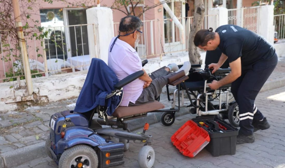 Muğla Büyükşehir Belediyesi, tekerlekli sandalye kullanan engelli bireylerin günlük yaşamlarının