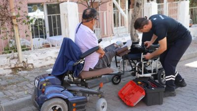 Muğla Büyükşehir Belediyesi, tekerlekli sandalye kullanan engelli bireylerin günlük yaşamlarının