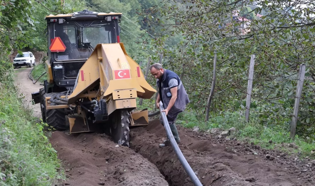 Ordu Büyükşehir Belediyesi, kent genelinde sürdürdüğü altyapı yatırımlarıyla mahallelerin içme