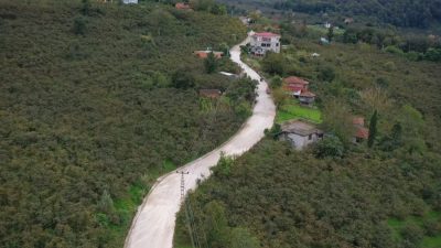 Ordu Büyükşehir Belediyesi, Ünye Çatak Mahallesi’nde İkizce karayoluna bağlantı sağlayan