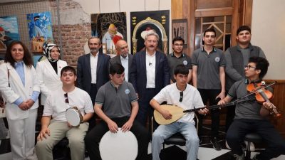 Kayseri Melikgazi Belediyesi’nin Hunat Mahallesinde hayata geçirdiği, görsel sanatlar, güzel