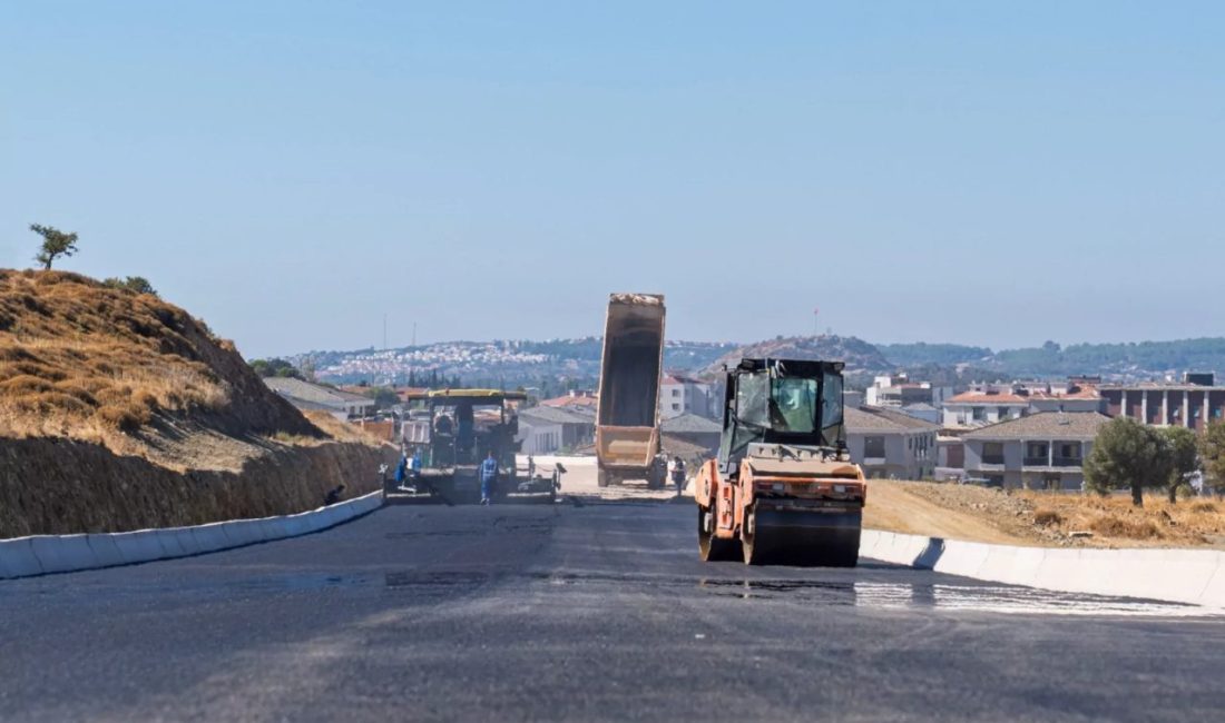 İzmir Büyükşehir Belediyesi’nin 2 bin 700 metrelik çevre yolu projesinde
