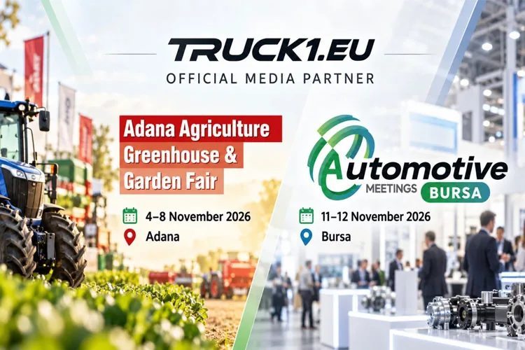 Truck1, Kasım ayında Adana ve Bursa’da düzenlenecek iki önemli sektör